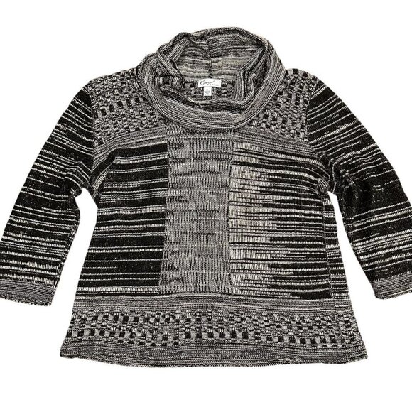 Kim Rogers Women's Sweater Pullover Sz. XL Cowl Neck Loose Long Sleeve #O1422 - Picture 1 of 8
